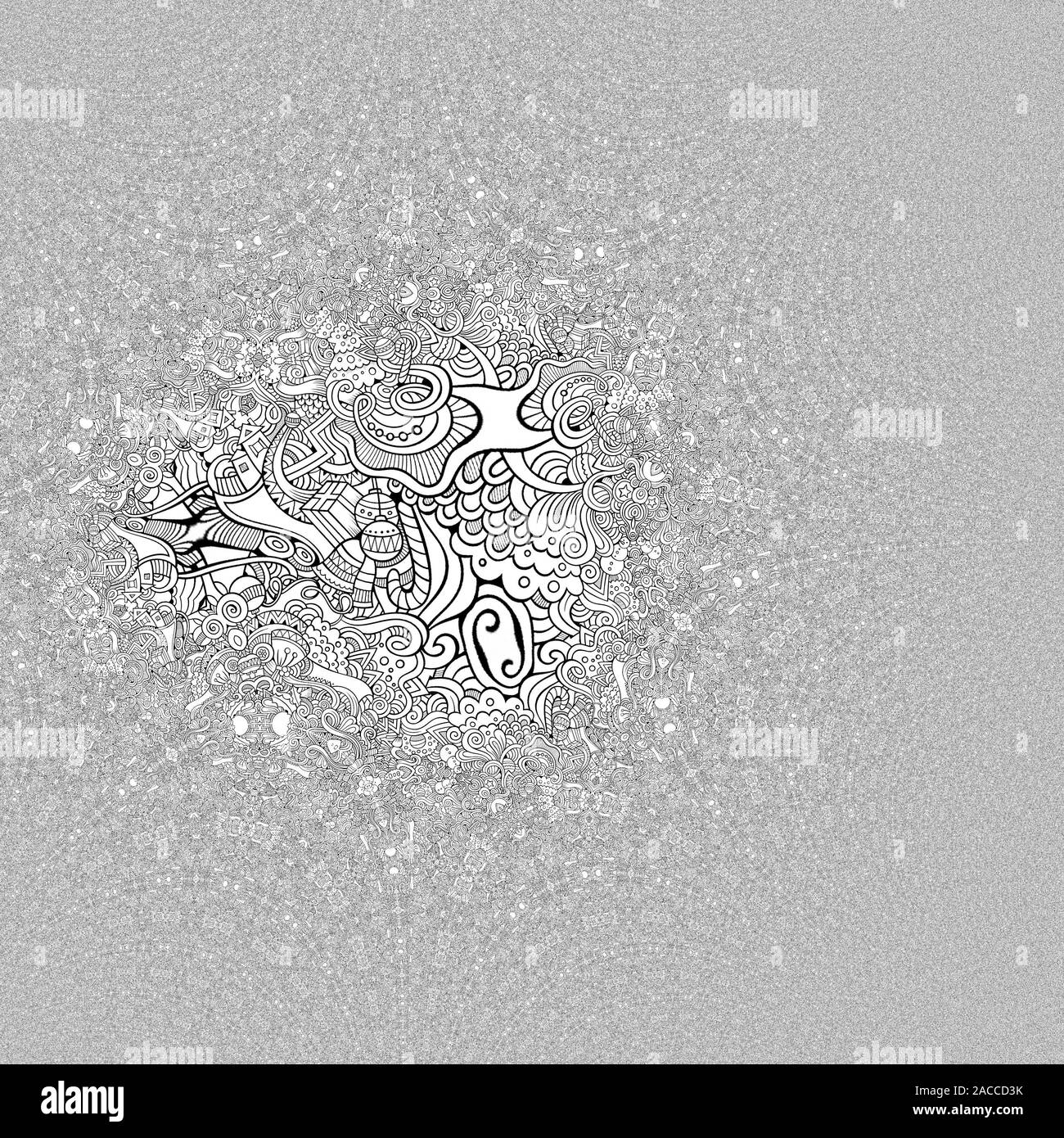 Abstract geometric pattern colorful illustration Black and White Stock ...