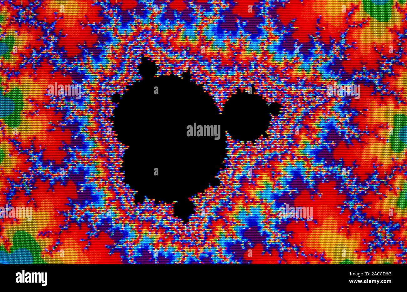 Fractal geometry: computer graphics representation of a detail from the ...