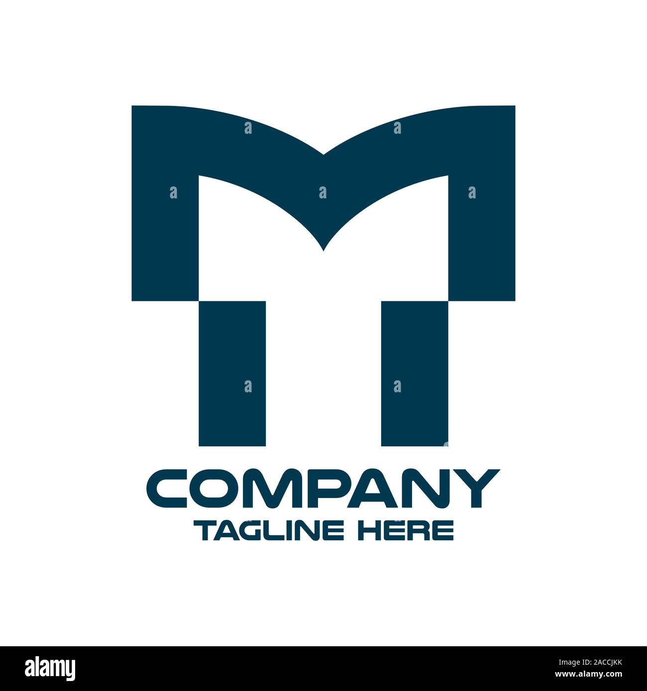 Modern letter TM or MT logo. Vector illustration Stock Vector Image ...