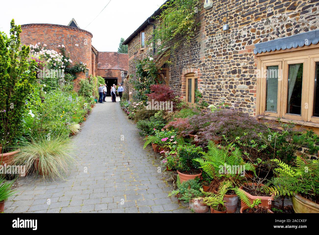 Farnham in Bloom. Surrey town of Farnham holds it's annual flower and plant competition 2019
