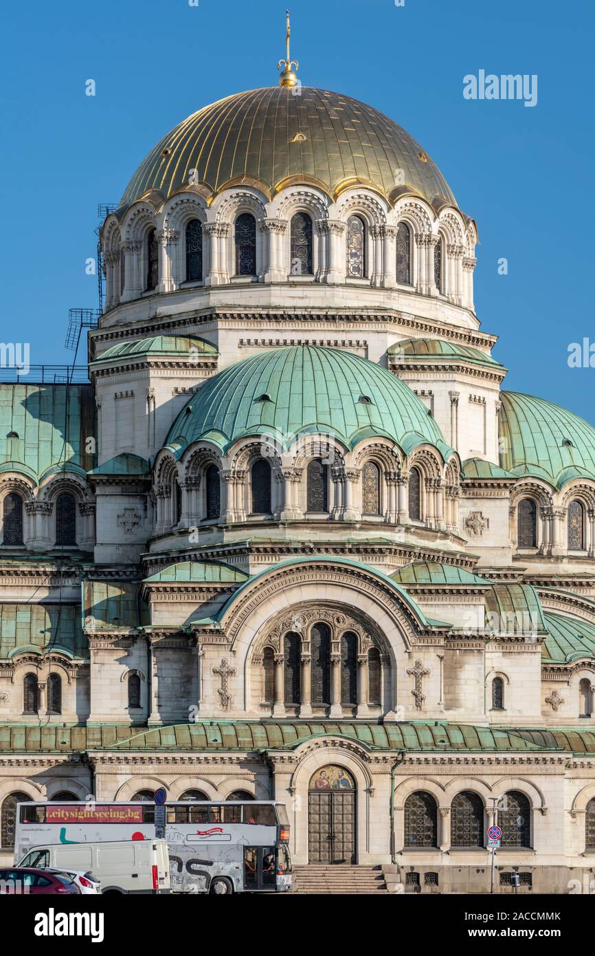 Ordnungsamt, Auto, Falschparker, Radklammer, Pl. Sveti Aleksandar Nevski,  Sofia, Bulgarien Stock Photo - Alamy