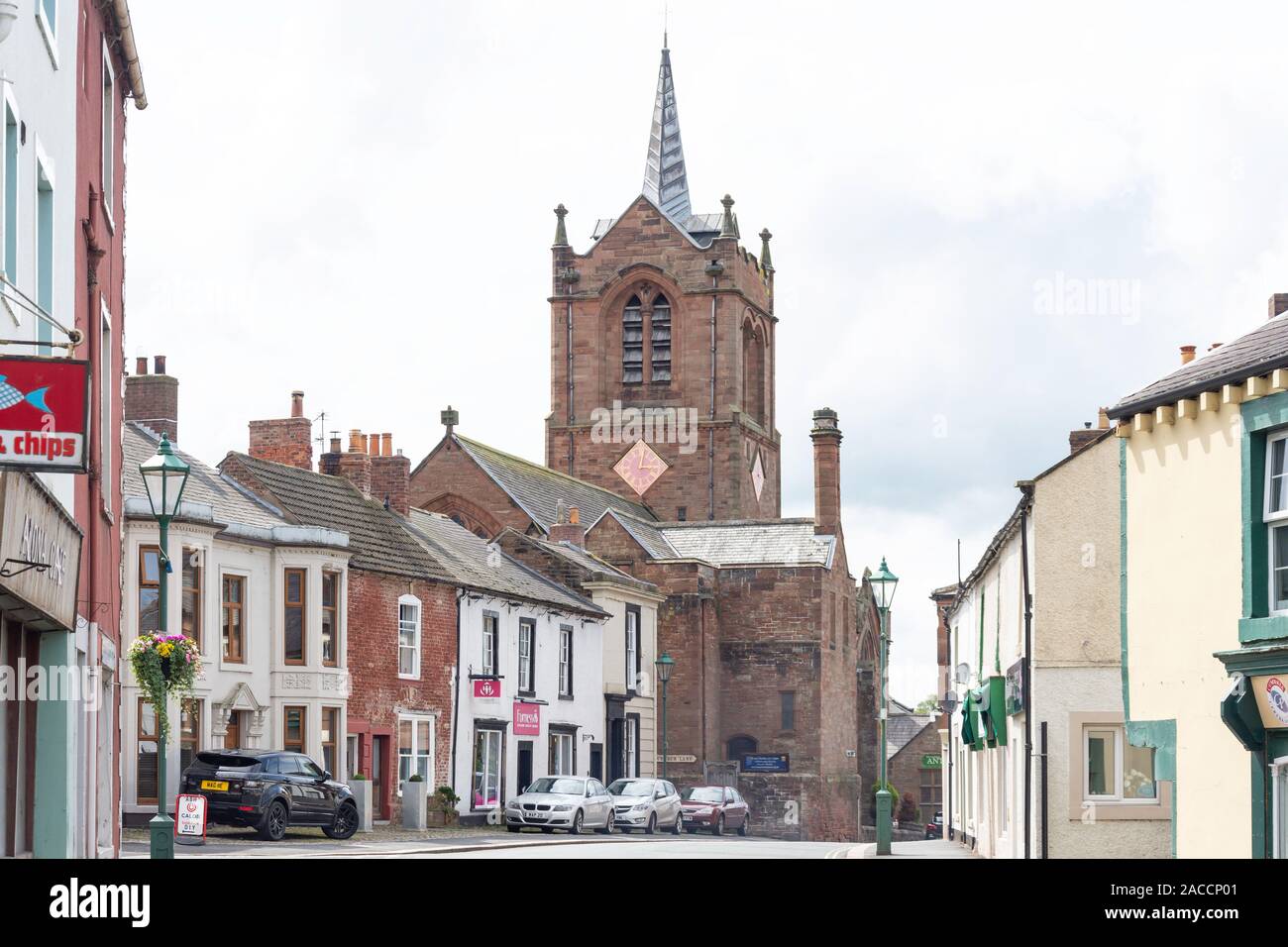 St Martin's Church, Front Street, Brampton, City of Carlisle, Cumbria, England, United Kingdom Stock Photo