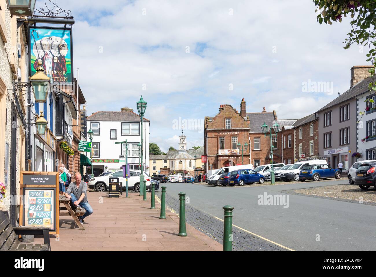 Front Street, Brampton, Cumbria, England, United Kingdom Stock Photo