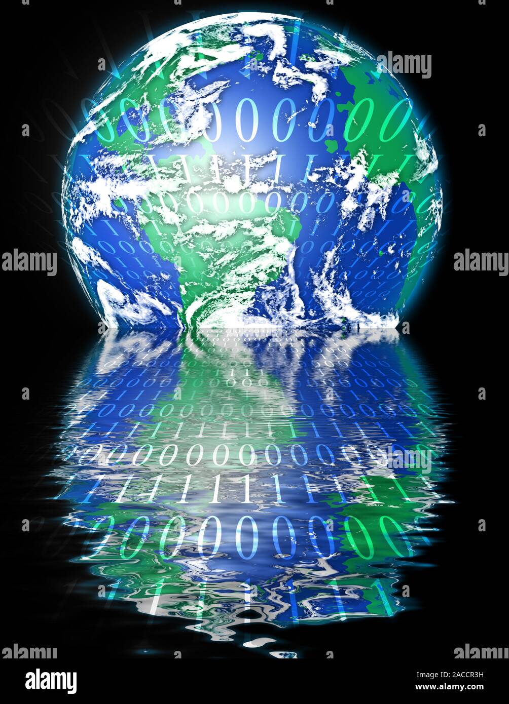Programming code world map hi-res stock photography and images - Alamy