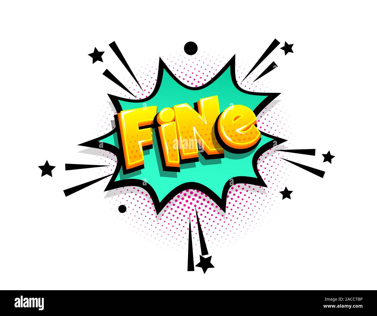Comics text advertise phrase sale pop art Stock Vector