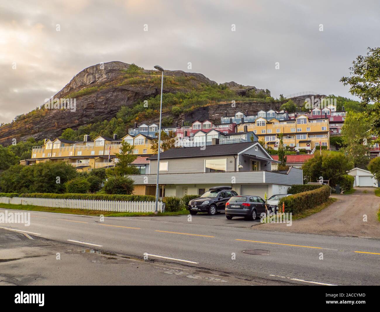 Rønvik district, Bodo, Norway August 18 2019 Characteristic