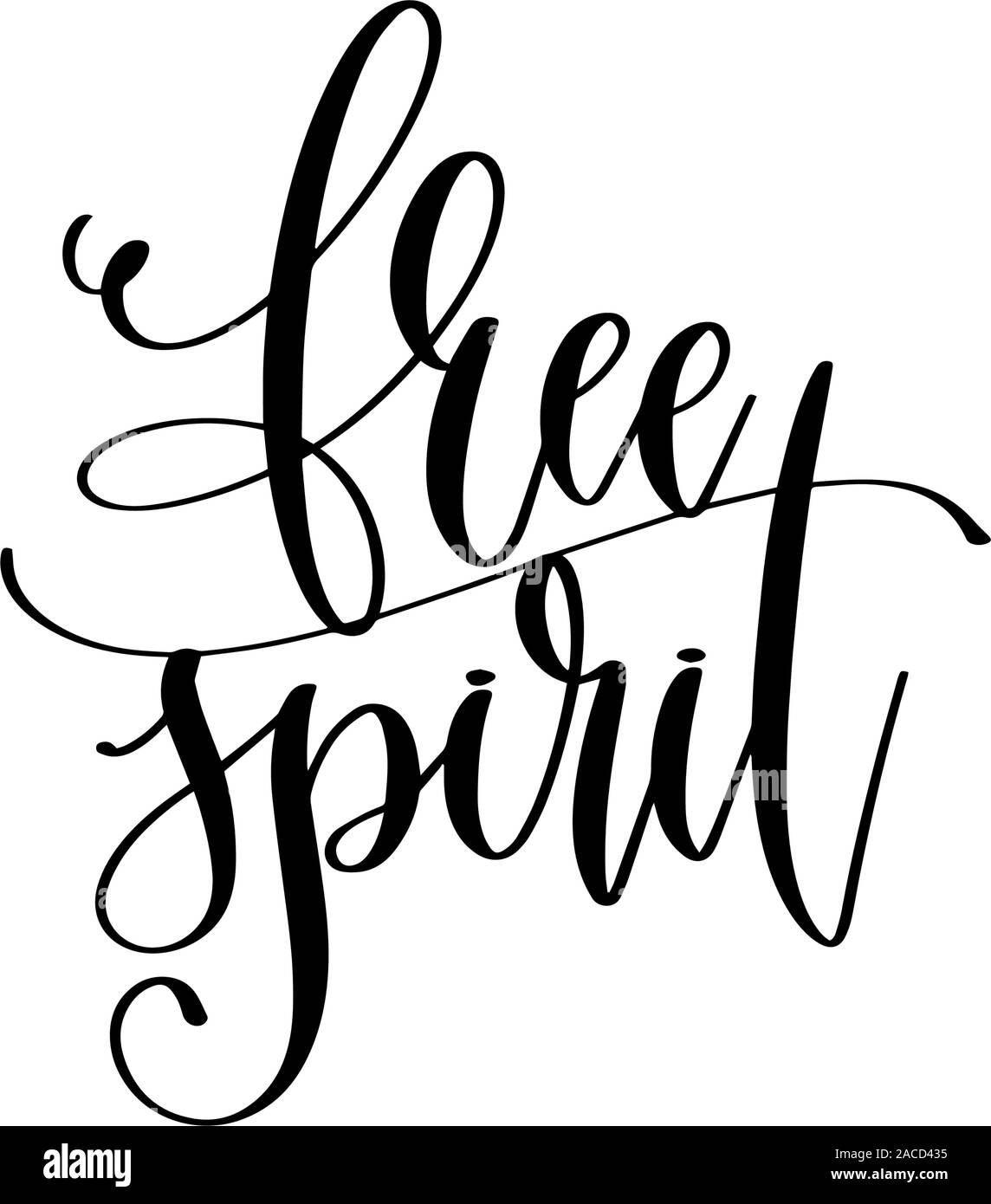Spirit word Stock Vector Images Alamy