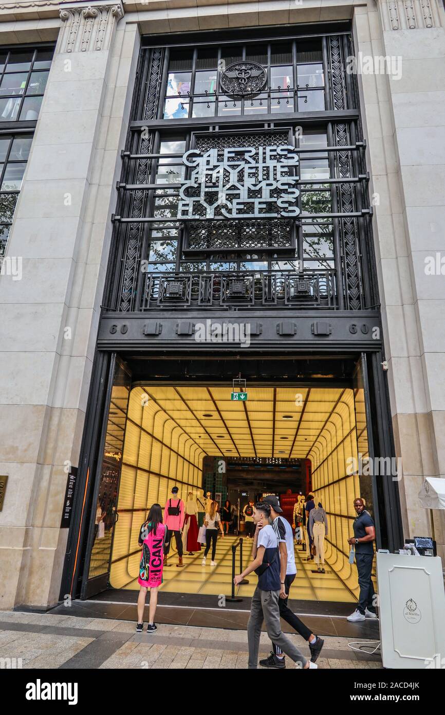 Galeries Lafayette Opens on The Champs Elysees in Paris: A