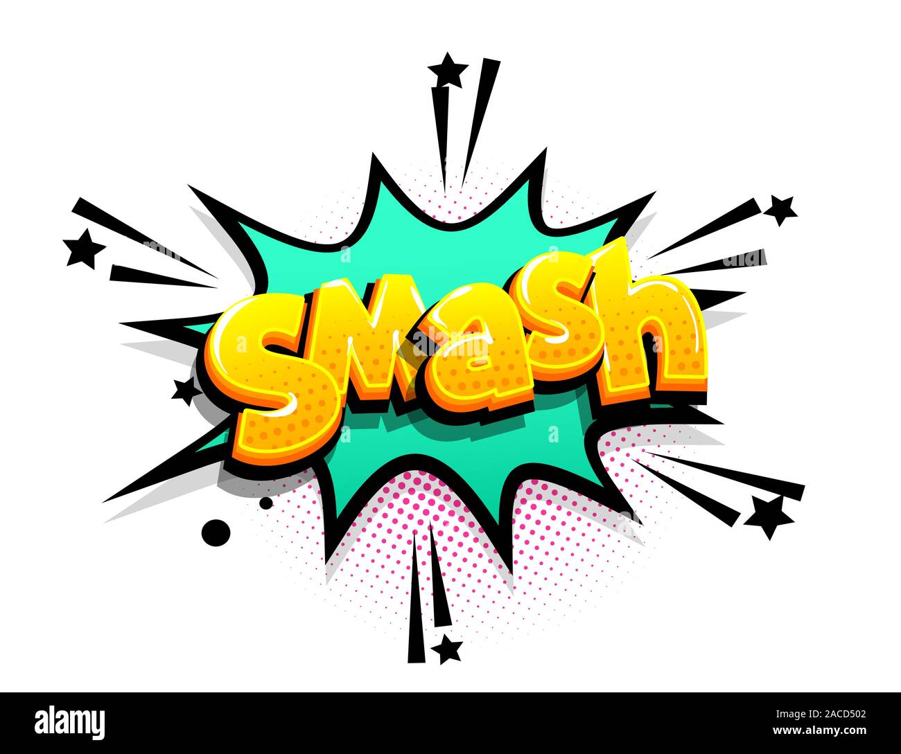 Comics text advertise phrase sale pop art Stock Vector