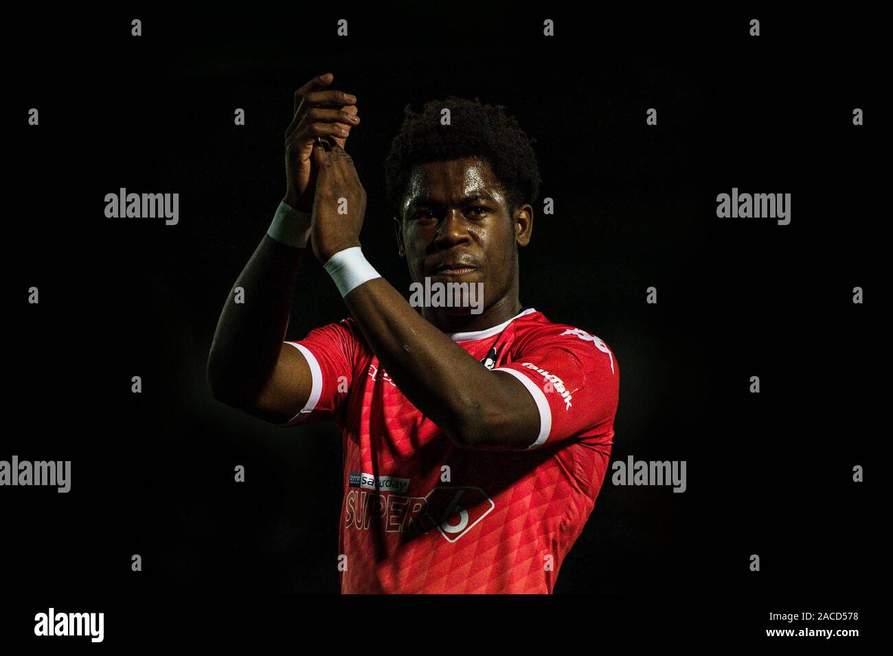 Brandon Thomas Asante. Salford City FC. Stock Photo