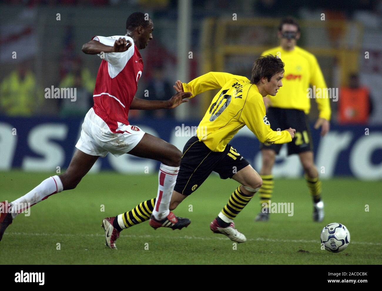 Maillot De Football Borussia Dortmund 2001-2002 - Domicile, Joueur Rosický, Taille M, Bon état