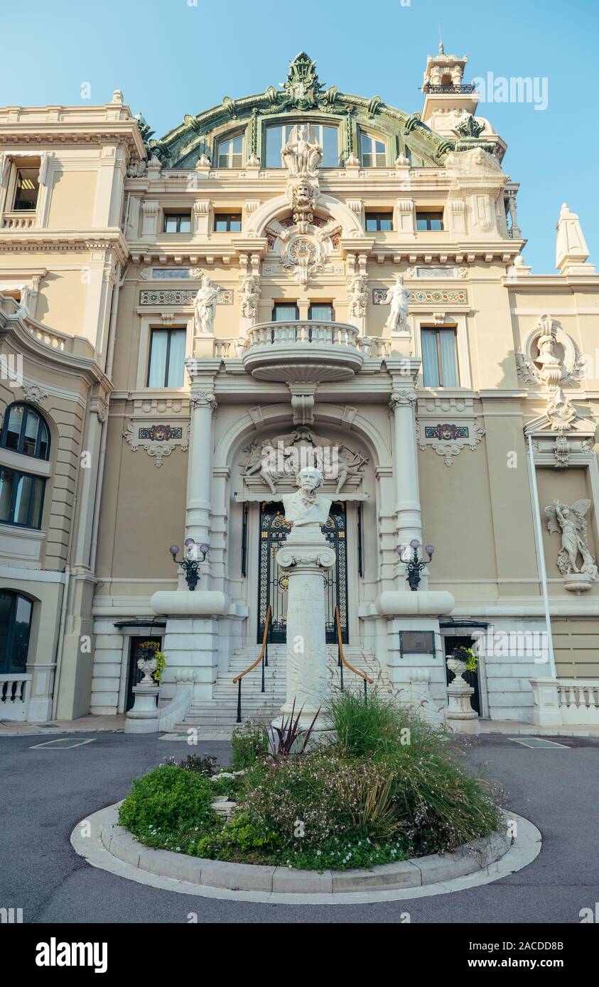 Monte Carlo city building in summer Monaco, Europe Stock Photo