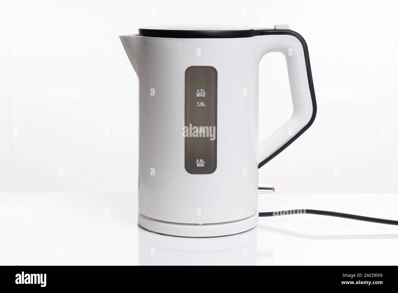 electric kettle or water boiler kitchen appliance Stock Photo