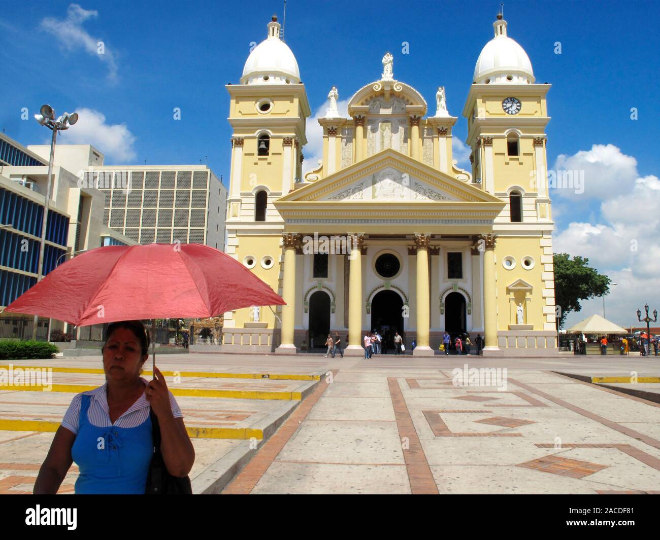 Basilica of Our Lady of Chiquinquira, in the city of Maracaibo, Zulia state, Venezuela, Stock Photo