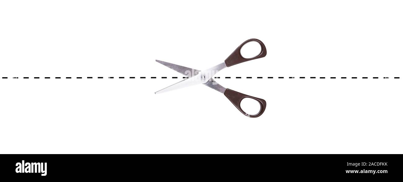 https://c8.alamy.com/comp/2ACDFKK/pair-of-paper-scissors-cutting-along-broken-line-cut-here-design-element-isolated-on-white-background-2ACDFKK.jpg