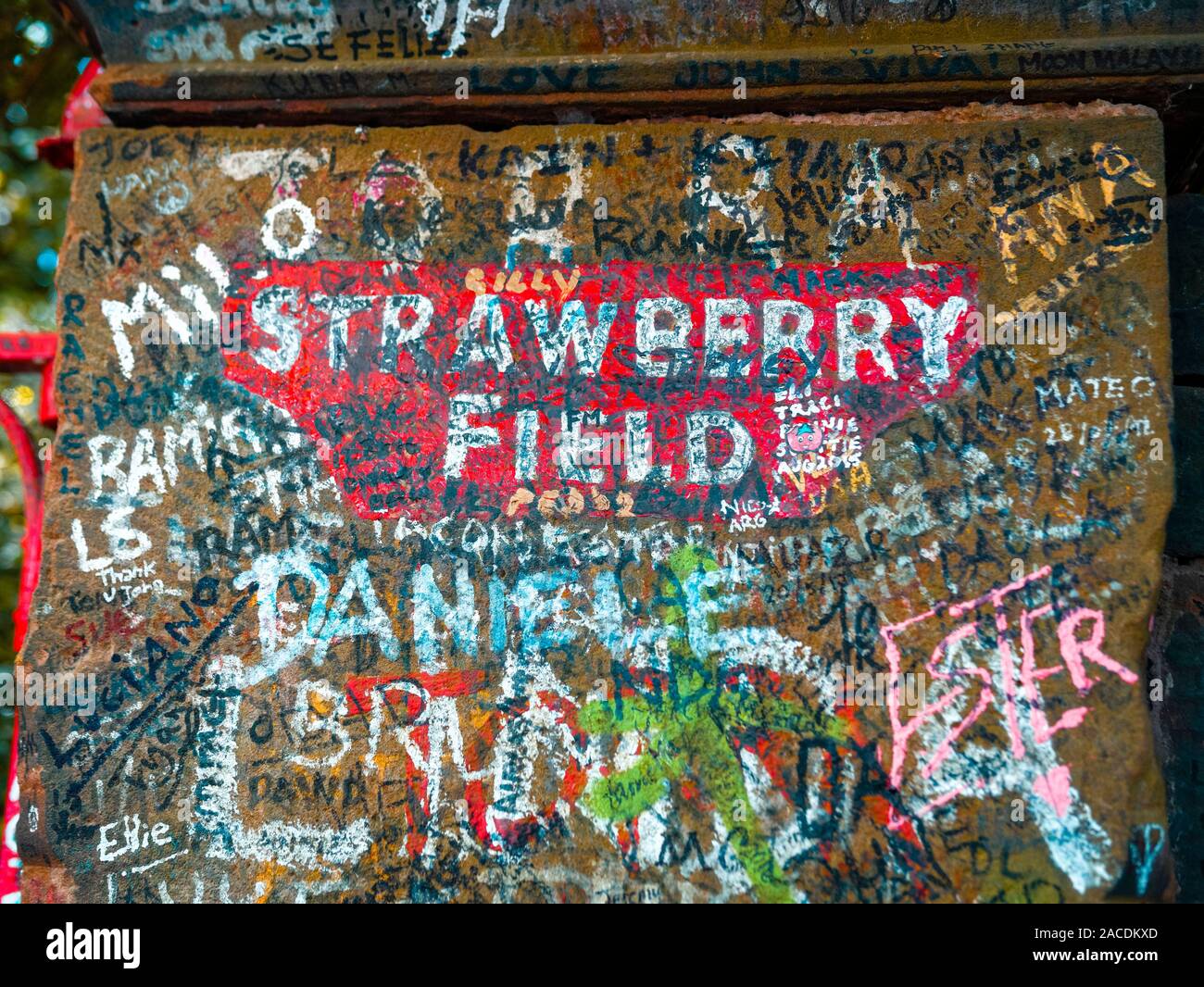 The Strawberry Field Gates made famous by The Beatles song Strawberry Fields Forever, Released
