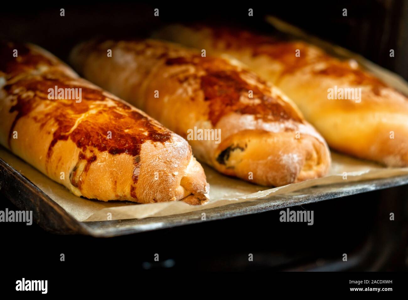Home Baked Cottage Roll Stock Photos Home Baked Cottage Roll