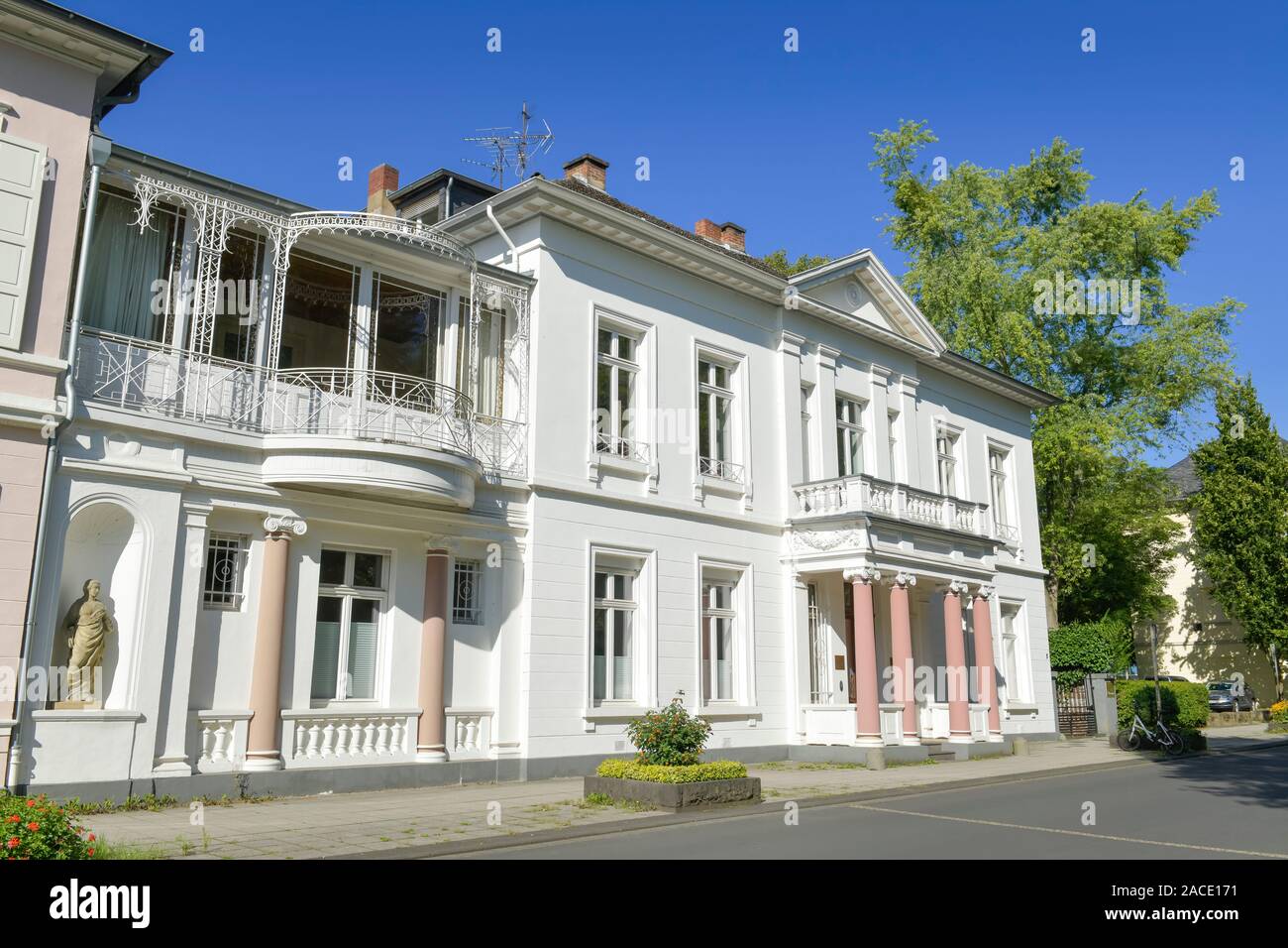 La Redoute, historischen Ball und Theater Haus, Restaurant Terrasse, Bonn-Bad Godesberg