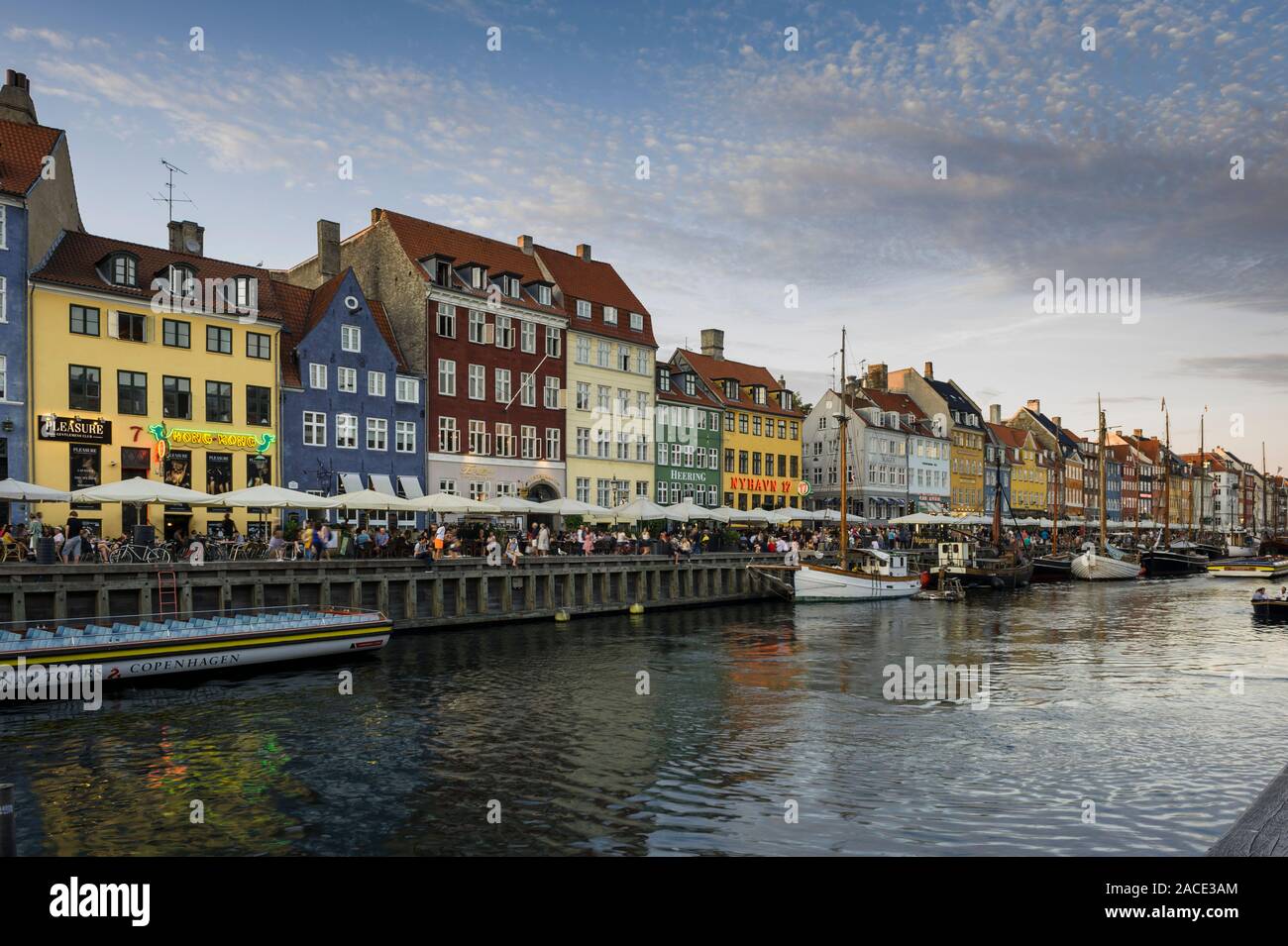 The waterfront in Copenhagen, Denmark Stock Photo