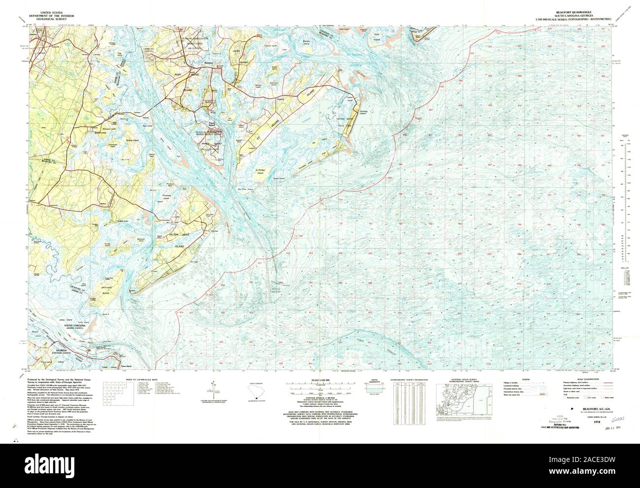 Beaufort south carolina map hires stock photography and images Alamy