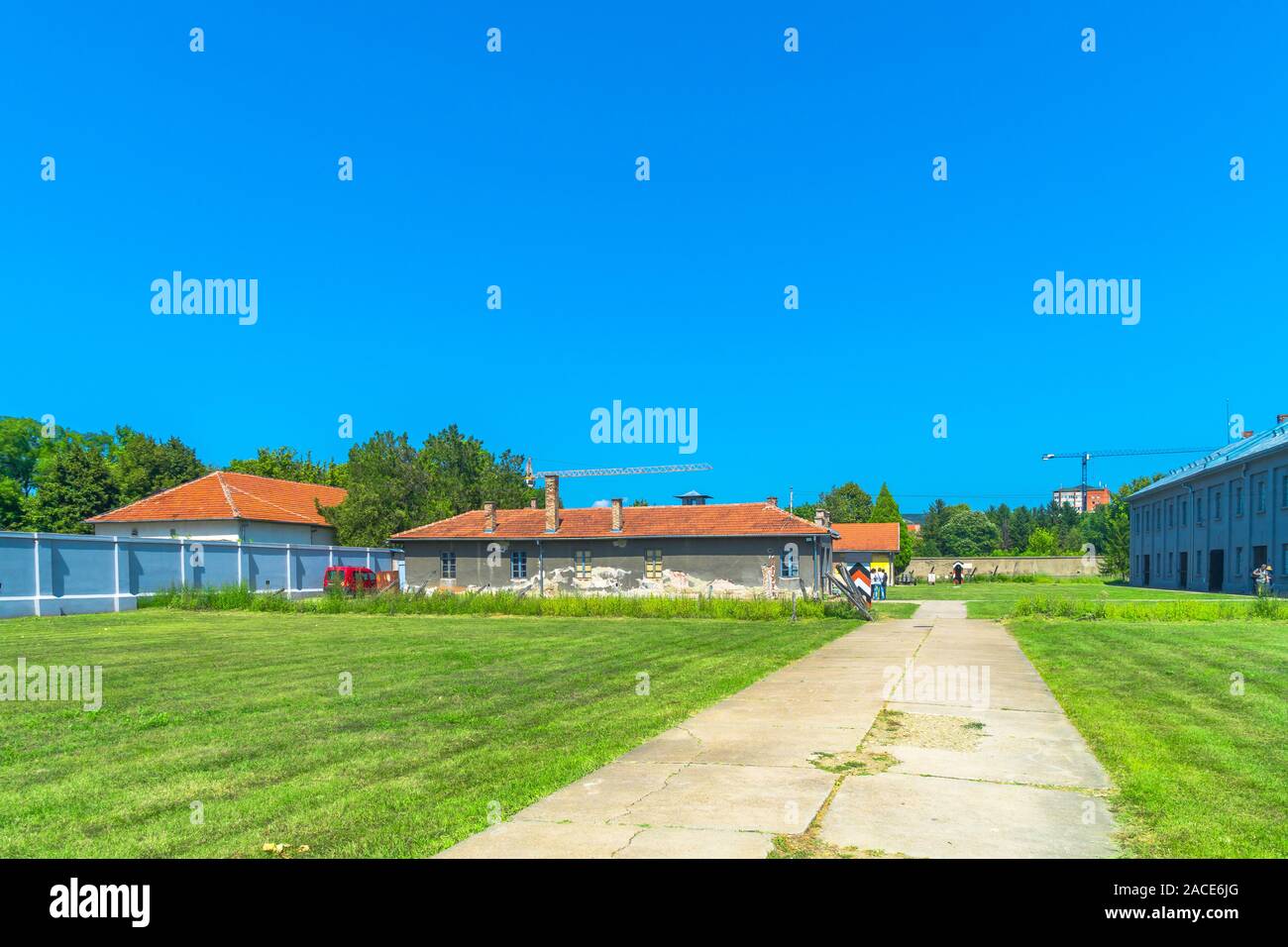 NIS, SERBIA - AUGUST 9, 2019 : Prison cells in Red Cross Concentration Camp,  transit camp of World War II by Nazis Stock Photo - Alamy