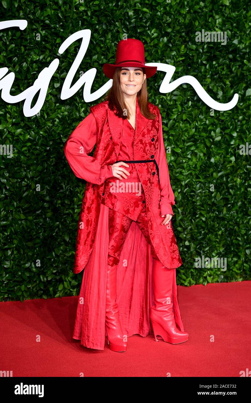 Noomi Rapace attending the Fashion Awards 2019 at the Royal Albert Hall