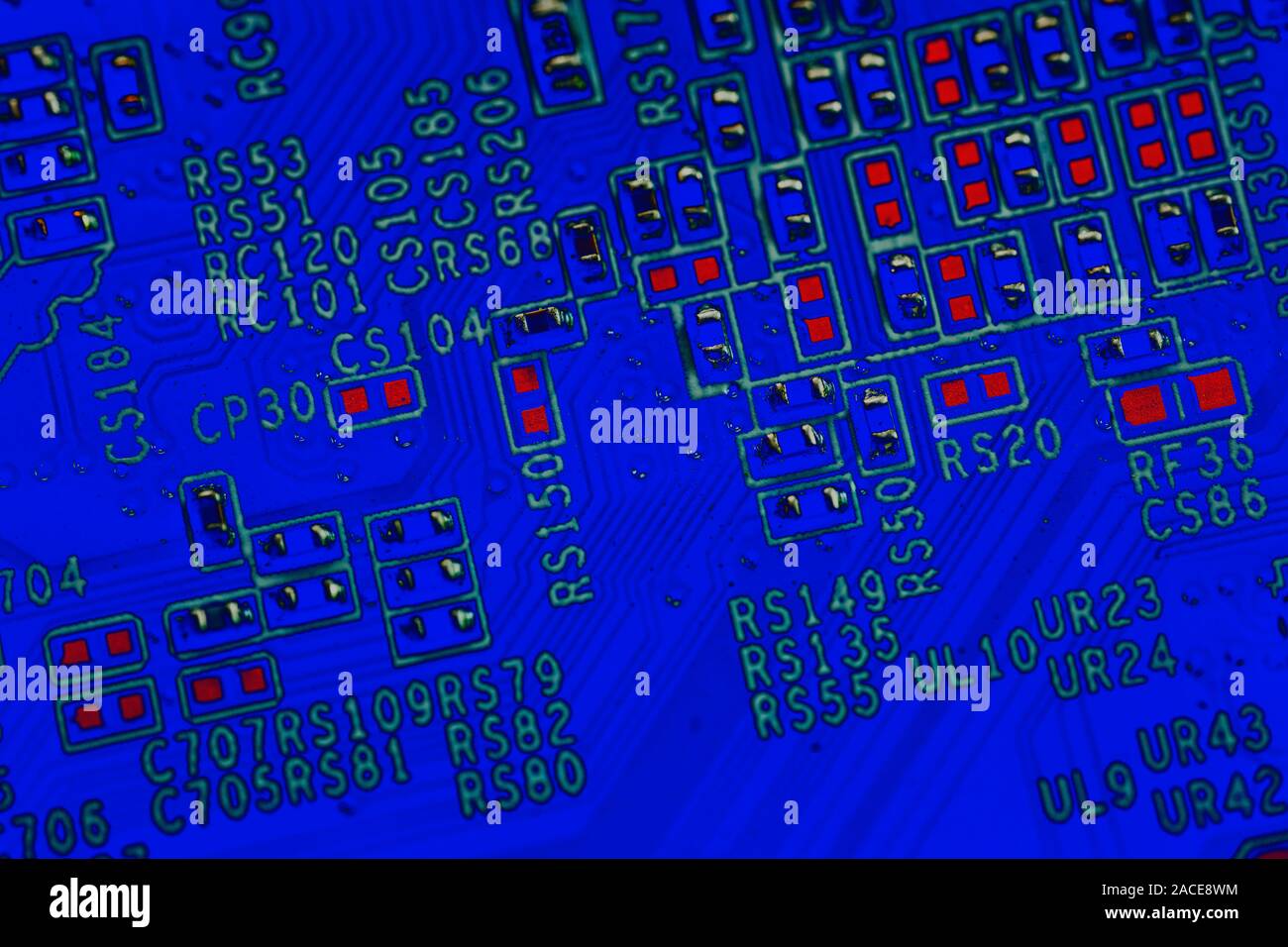 Close up of circuit board hi-res stock photography and images - Alamy