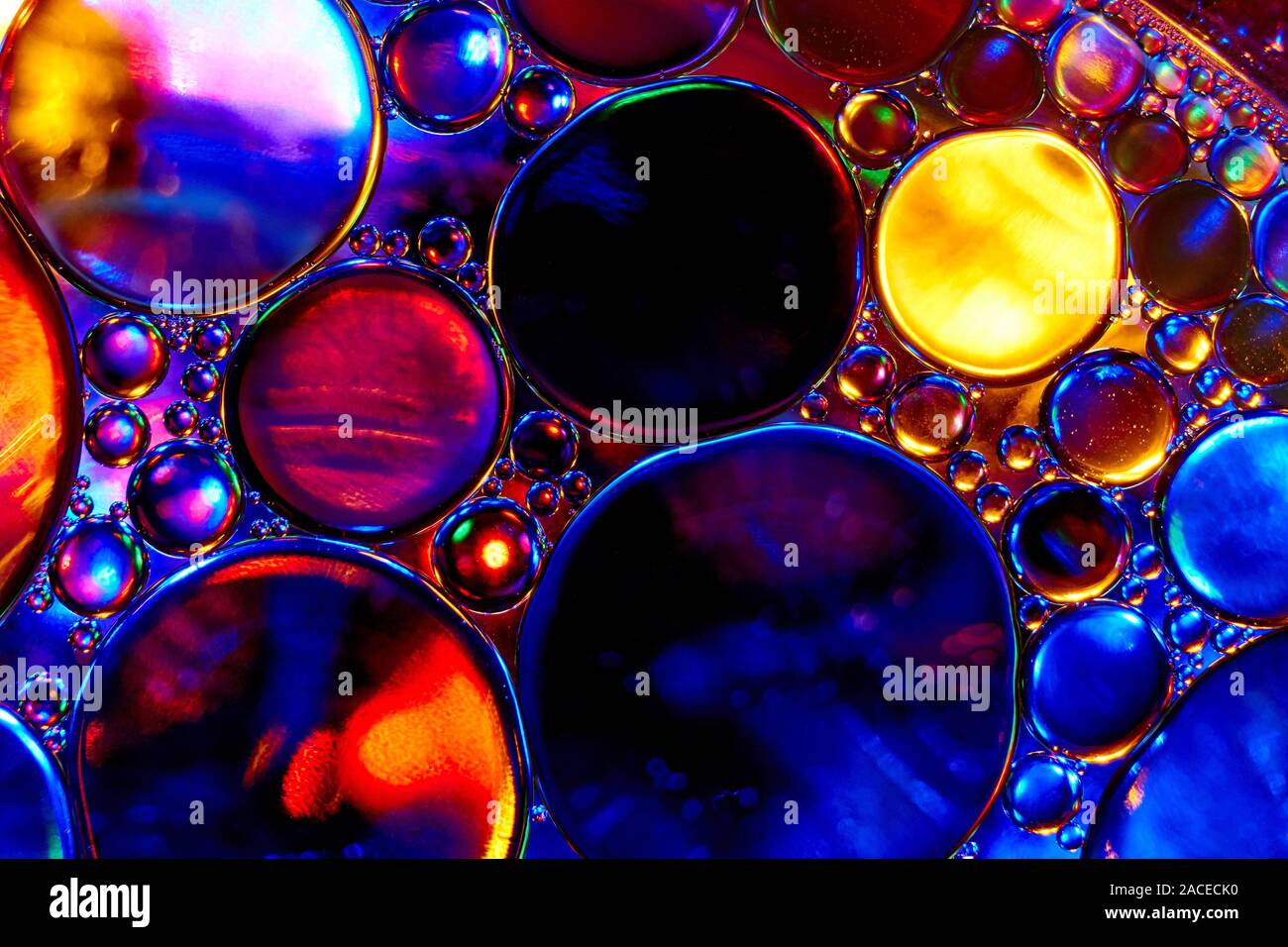 Abstract background of oil and water in saturated colors Stock Photo ...