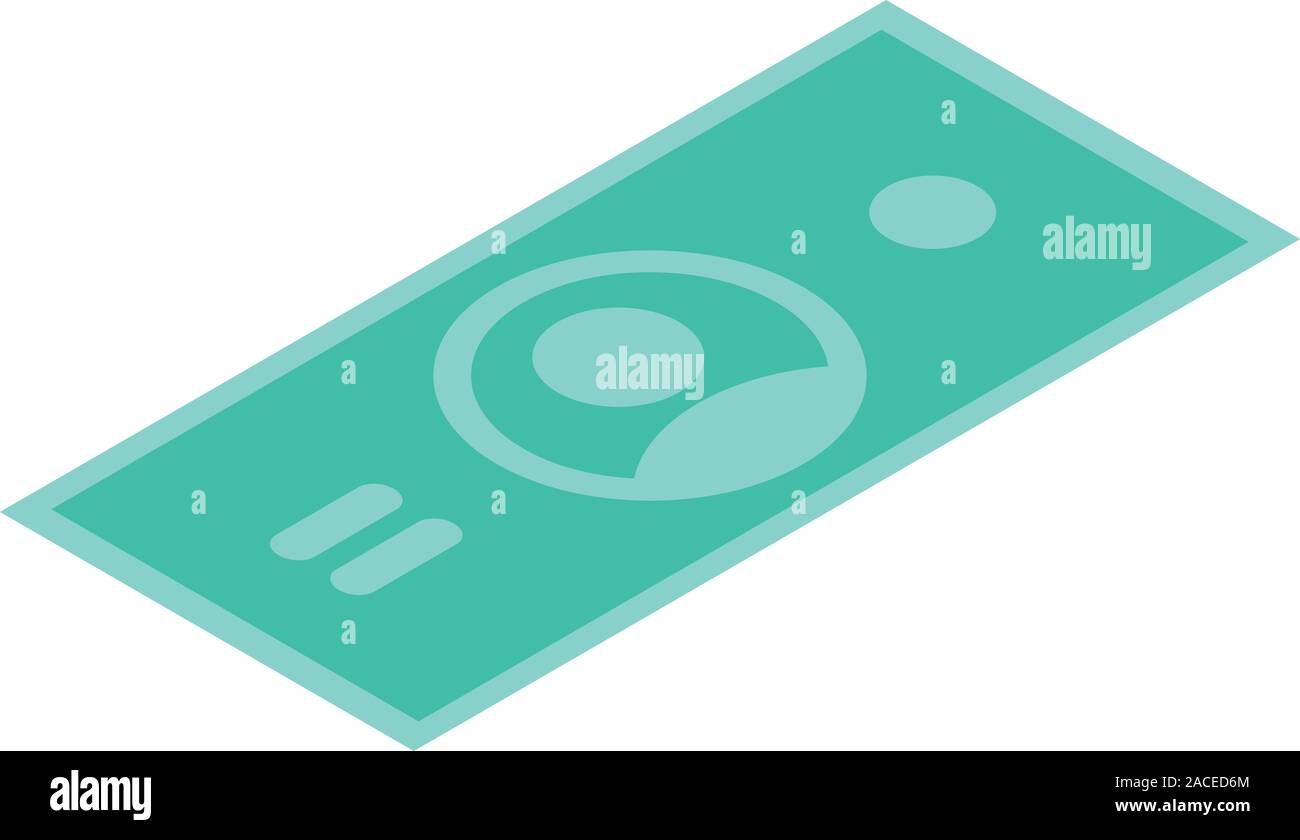 Dollar banknote icon, isometric style Stock Vector Image & Art - Alamy
