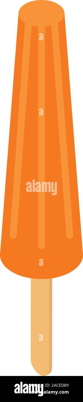 Popsicle icon, isometric style Stock Vector