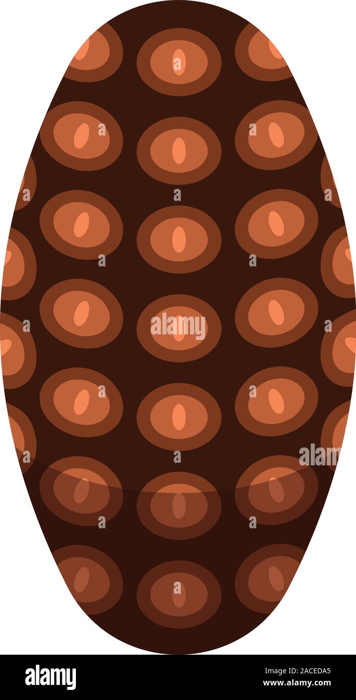 Fir tree cone icon, isometric style Stock Vector
