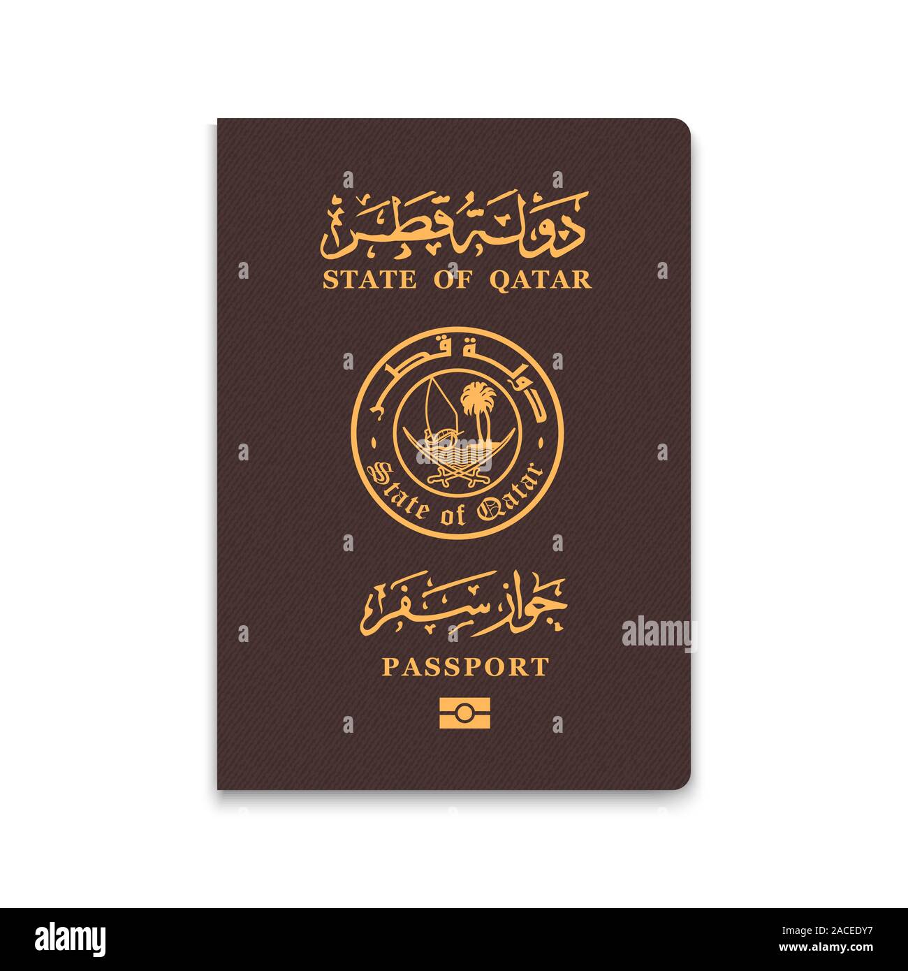 Passport of Qatar. Vector illustration Stock Vector Image & Art Alamy