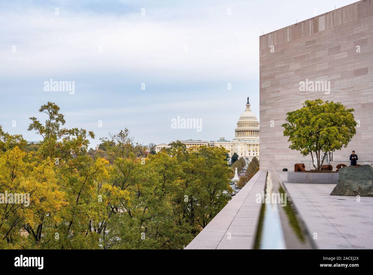 National Gallery of Art designed by I.M. Pei Stock Photo