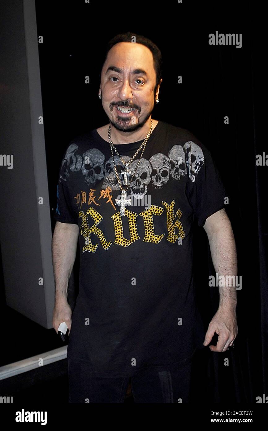 David Gest (May 11, 1953 – April 12, 2016) - at the Hippodrome, Leicester Square, London UK - 06 Sept 2007.  Photo credit: George Chin/IconicPix Stock Photo