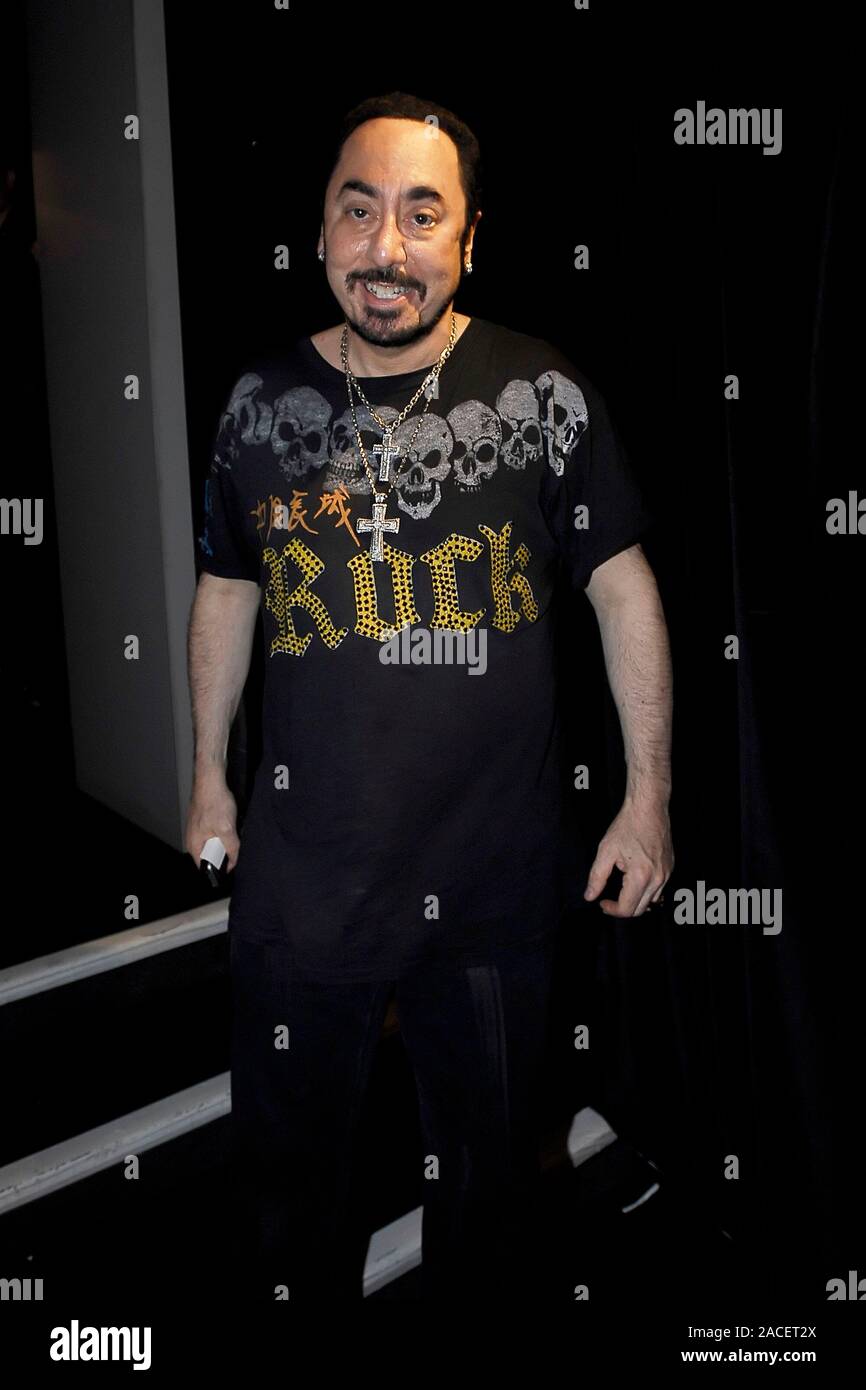 David Gest (May 11, 1953 – April 12, 2016) - at the Hippodrome, Leicester Square, London UK - 06 Sept 2007.  Photo credit: George Chin/IconicPix Stock Photo