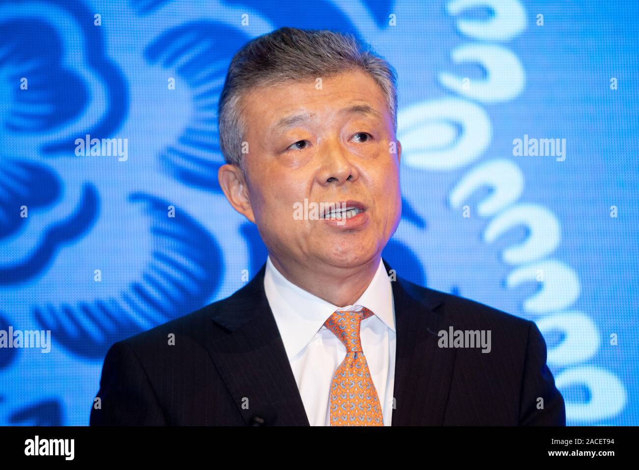 H.E. Ambassador Liu Xiaoming at the Opening Ceremony of China CITIC Bank London Branch Stock Photo