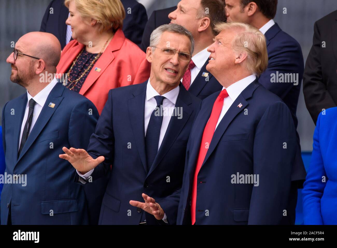 Official opening ceremony of nato summit 2018 hi-res stock photography ...