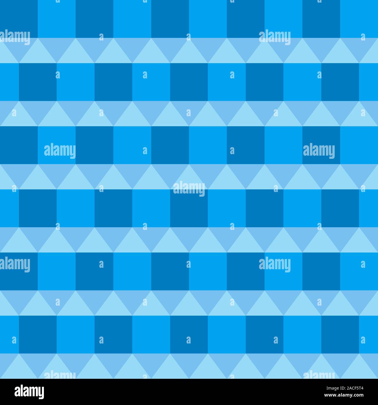 Uniform tiling pattern. This tiling pattern is called elongated triangular tiling and has three triangles and two squares on each vertex (corner). It Stock Photo