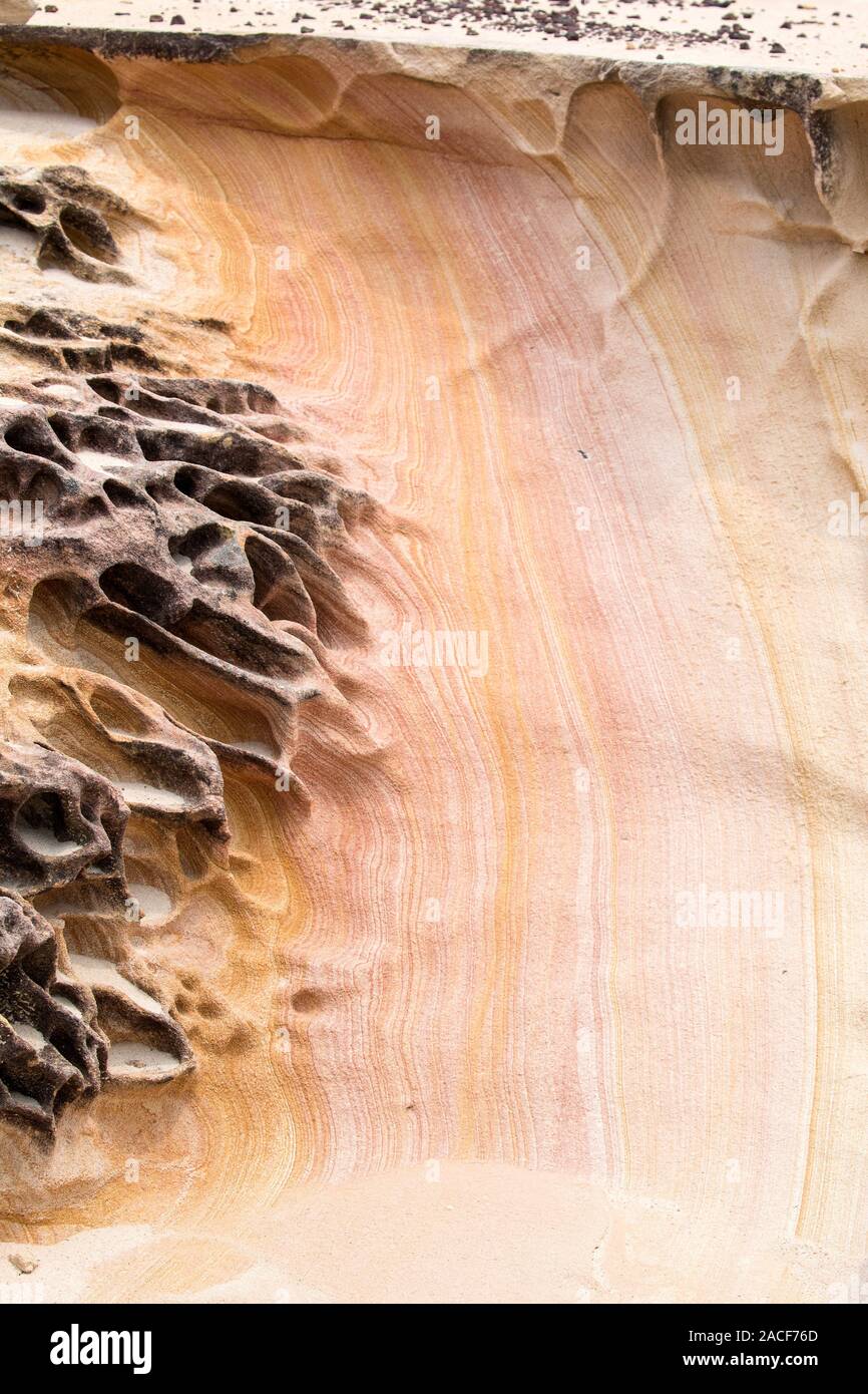 Sandstone rock erosion and weathering Stock Photo Alamy