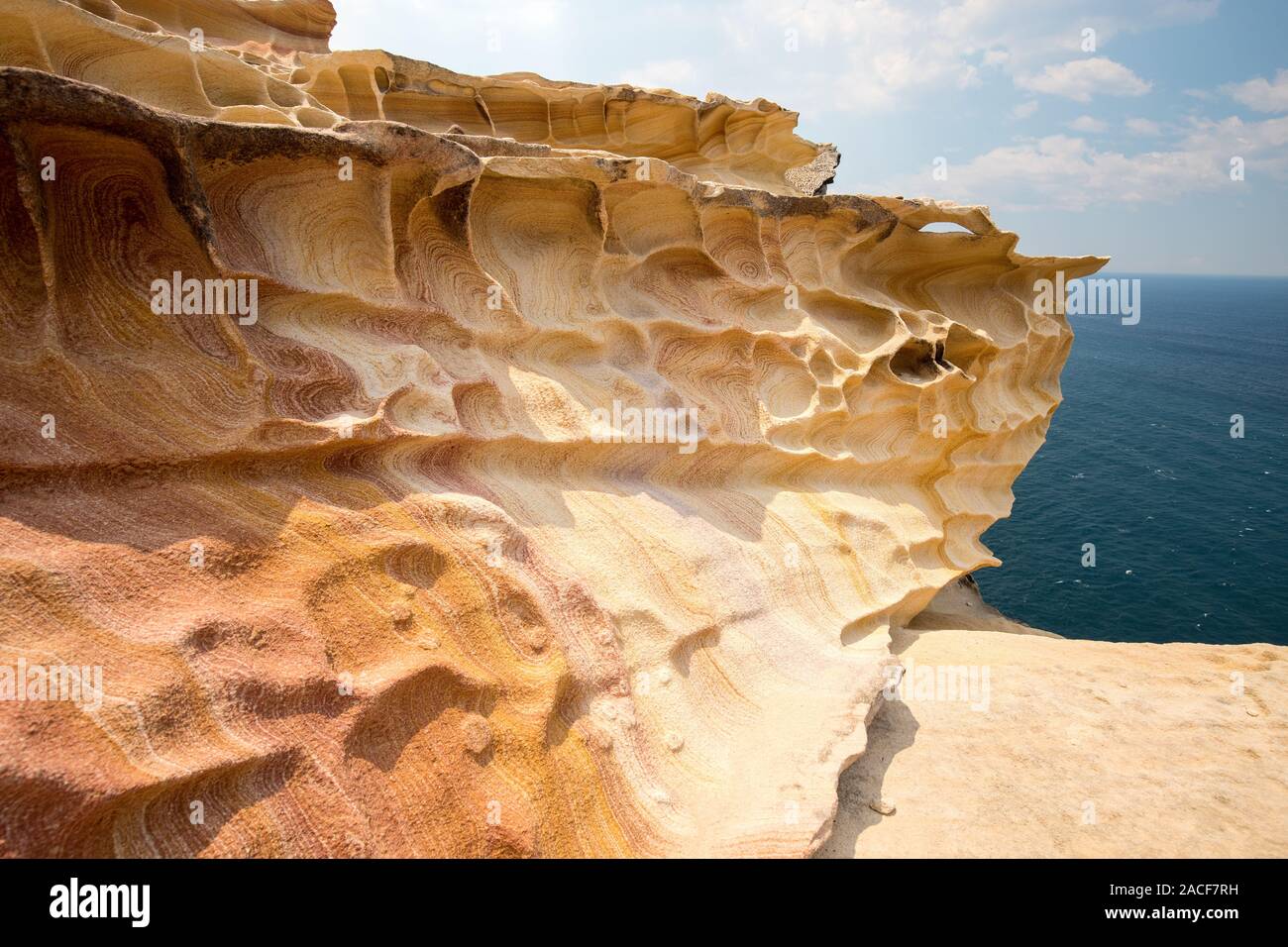 Sandstone rock erosion and weathering Stock Photo Alamy