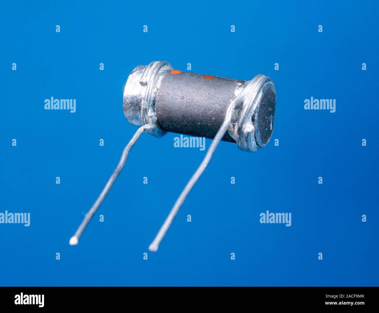 Thermistor. Thermistors are semiconductor devices that change