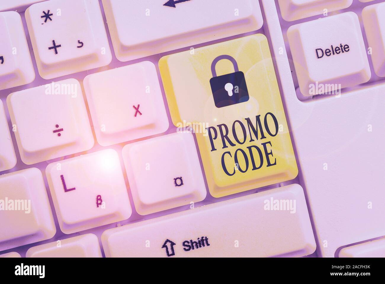 Sign Displaying Promo Code Text sign showing Promo Code. Business photo text digital numbers that ...