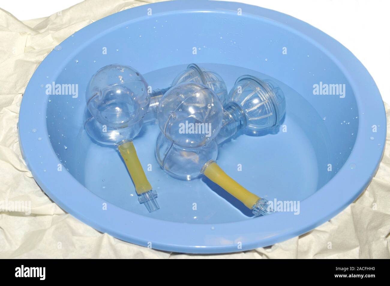 Prostate diagnostic surgery. Image 4 of 8. These containers are used ...