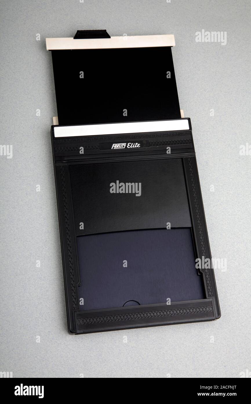 Large format sheet film holder. Holder for 5x4 inch large format