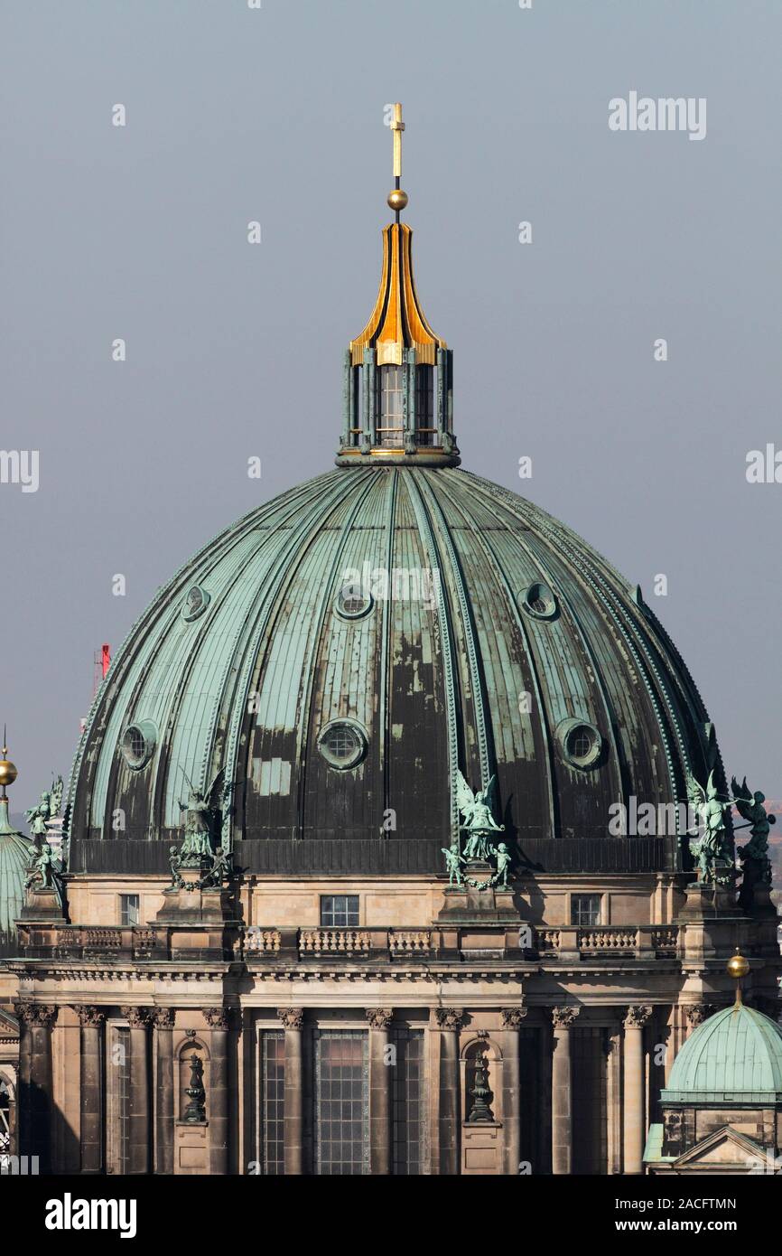 dome of Berlin Cathedral, Germany Stock Photo