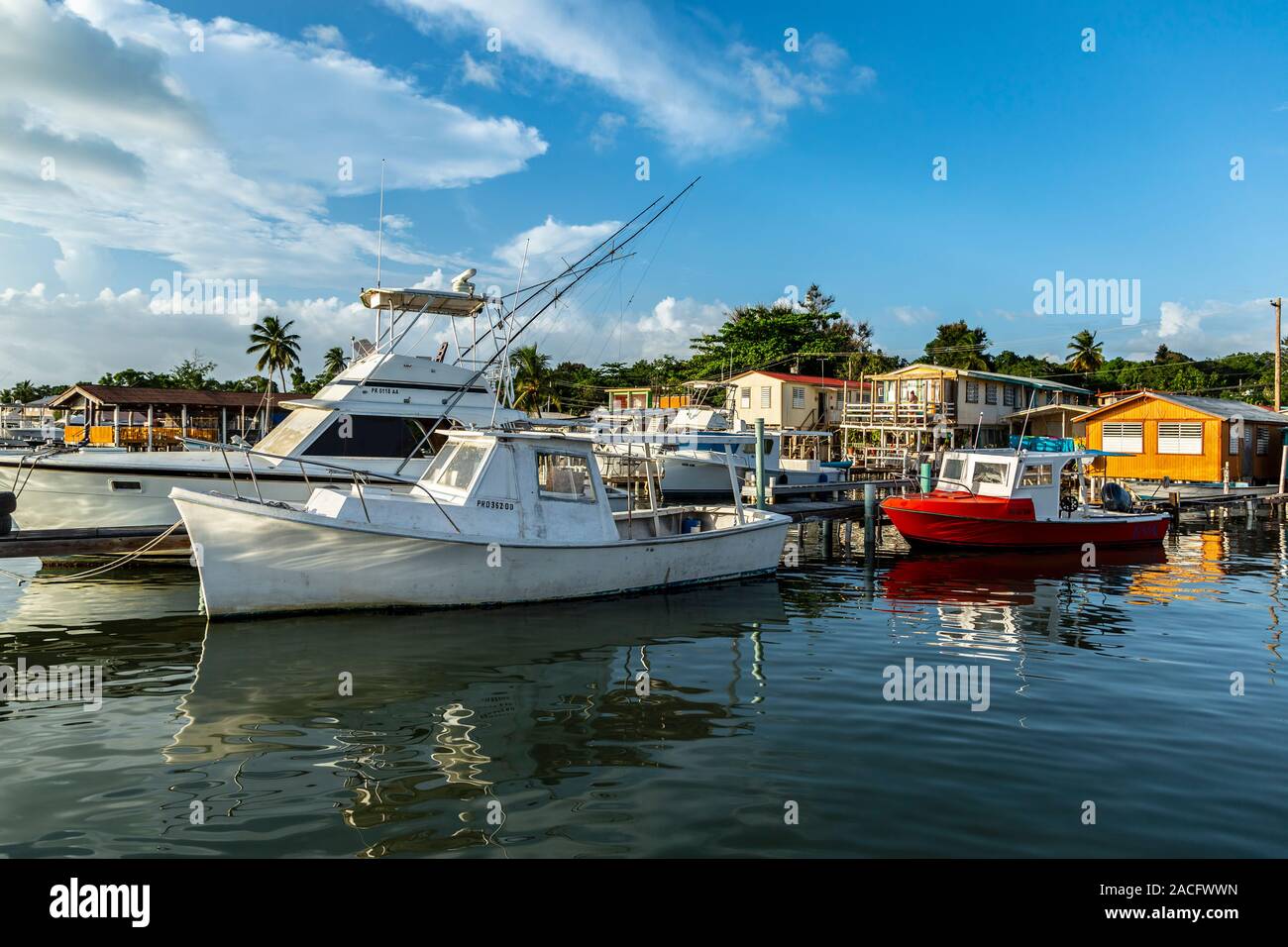 Fishing boats and colorful houses, Puerto Real fishing village, Cabo