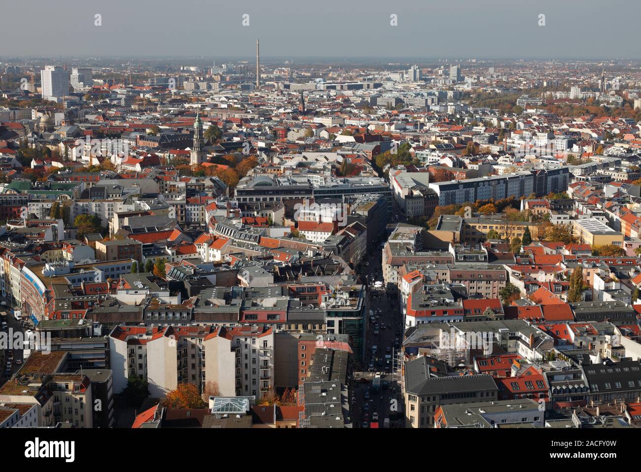 Central Berlin (Berlin-Mitte), Germany; view to the North of Berlin Stock Photo