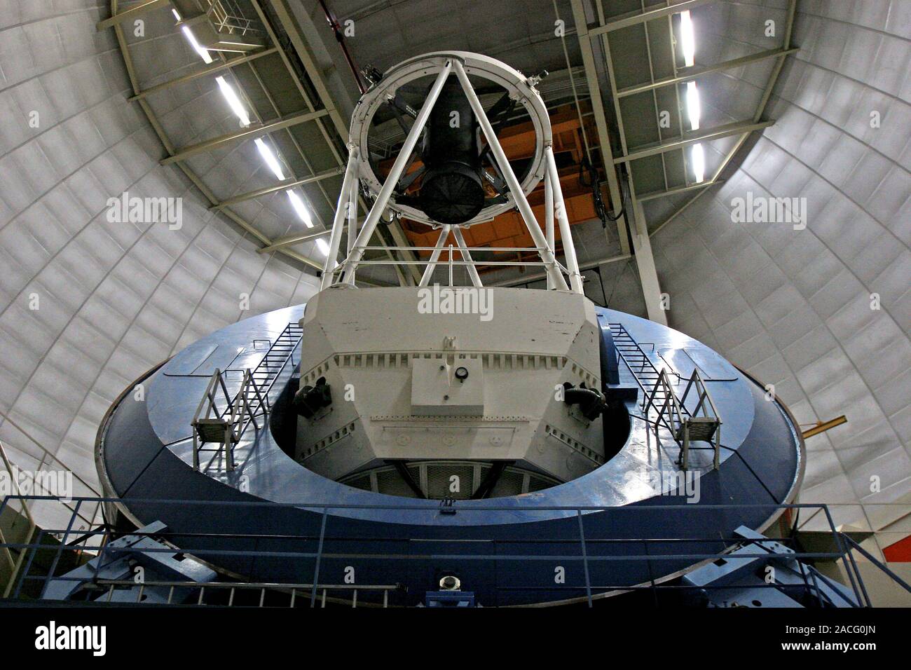 The Mayall 4meter telescope is currently the largest optical telescope
