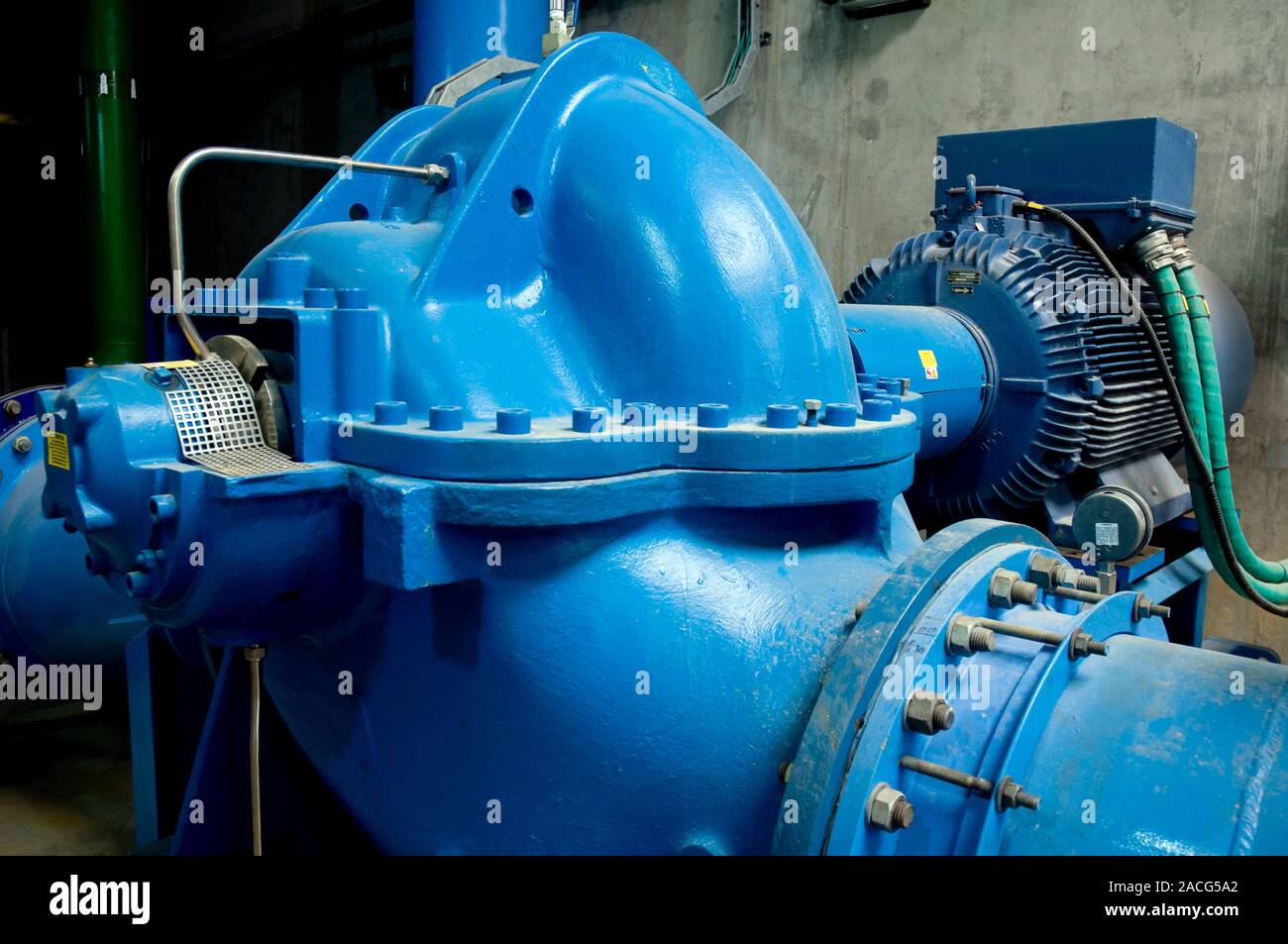 Water treatment plant. Mekorot Central Filtration Plant. This is the fourth largest drinking