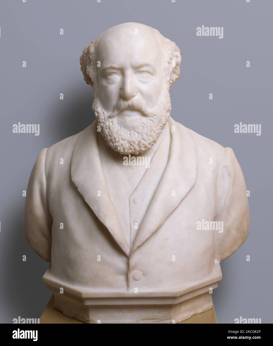 Bust of Ludwig Mond (18391909), GermanBritish chemist. Mond was born